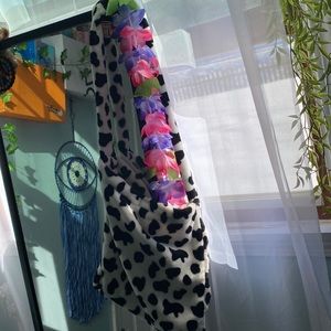 SHEIN cow print purse